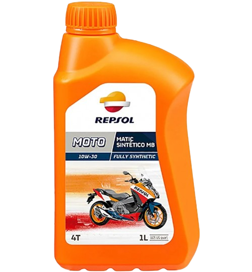 Моторное масло Repsol Moto Matic Sintetico MB 4T 10W30, 1л